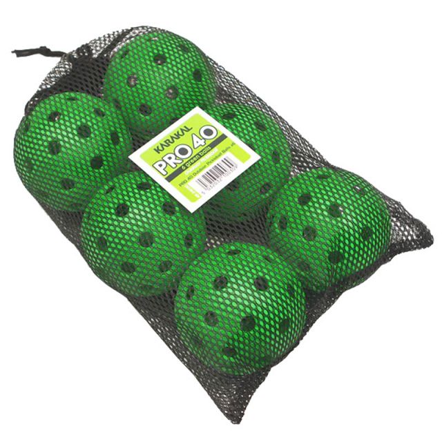 Karakal Outdoor Balls Green 6szt.