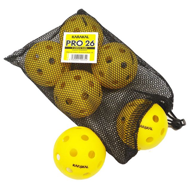 Karakal Indoor Balls Yellow 6szt.