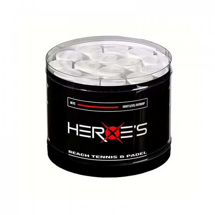 Heroe's High Level Overgrip Box 60-Pack White